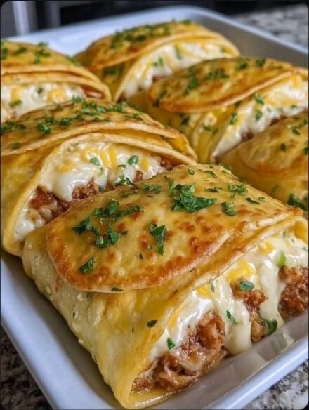 Loaded Cheesy Pocket Tacos Recipe