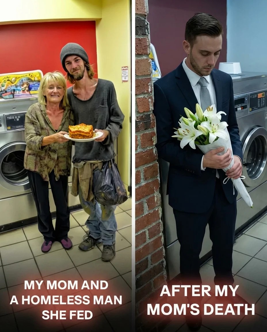 My Mom’s Christmas Tradition Was Feeding a Homeless Man at the Laundromat — This Year, I Went Alone and Discovered the Truth