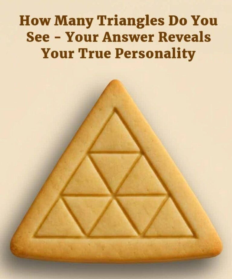 How Many Triangles Do You See – Your Answer Reveals Your True Personality