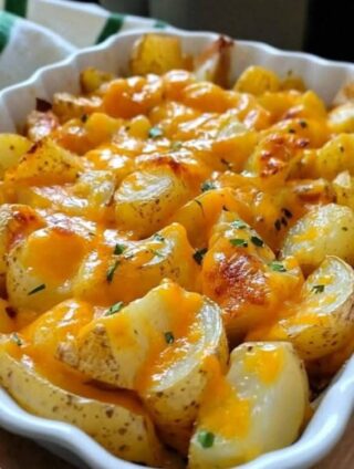 Cheesy Ranch Oven Roasted Potatoes Recipe