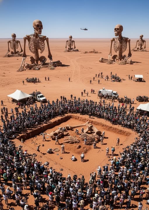 The Field of the Titans: Ancient Giants Unearthed in the Desert!