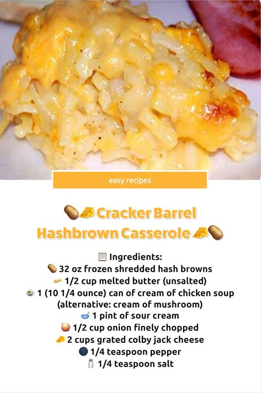 Copy Cat Cracker Barrel Hashbrown Casserole