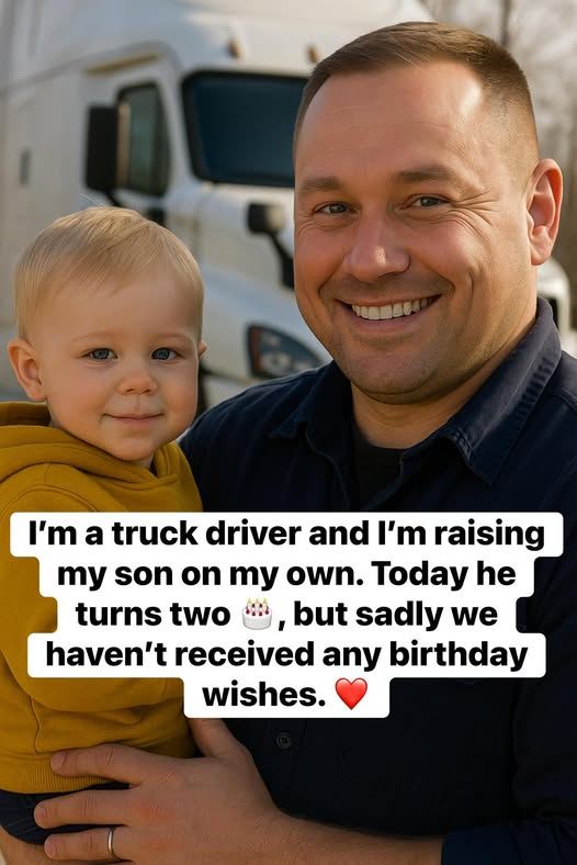 🌅 Sunrise in the cab, smelling like coffee ☕ and baby shampoo 🍼.