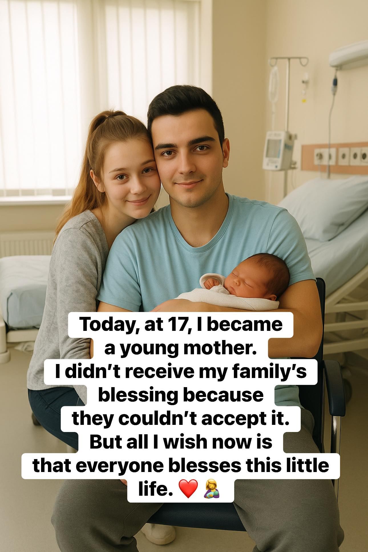 🌟 “17, Scared… but Chosen: A Young Mother’s Miracle” 🌟