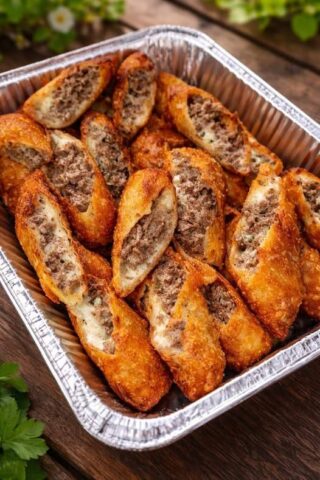 Philly Cheesesteak Egg Rolls
