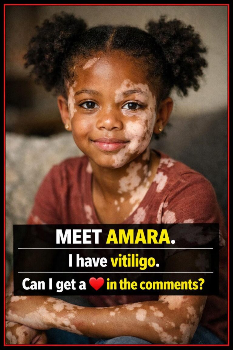 MEET AMARA, THE BRAVE LITTLE STAR WITH A UNIQUE GLOW