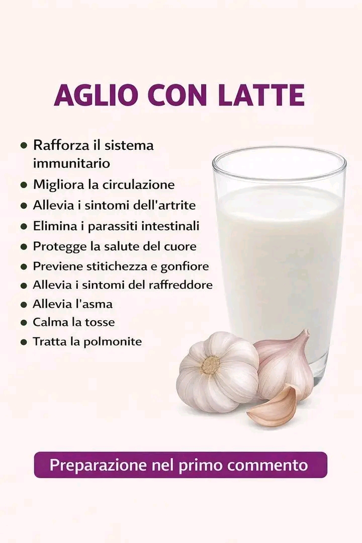 Aglio e latte sono una bevanda miracolosa e benefica…Scopri di più