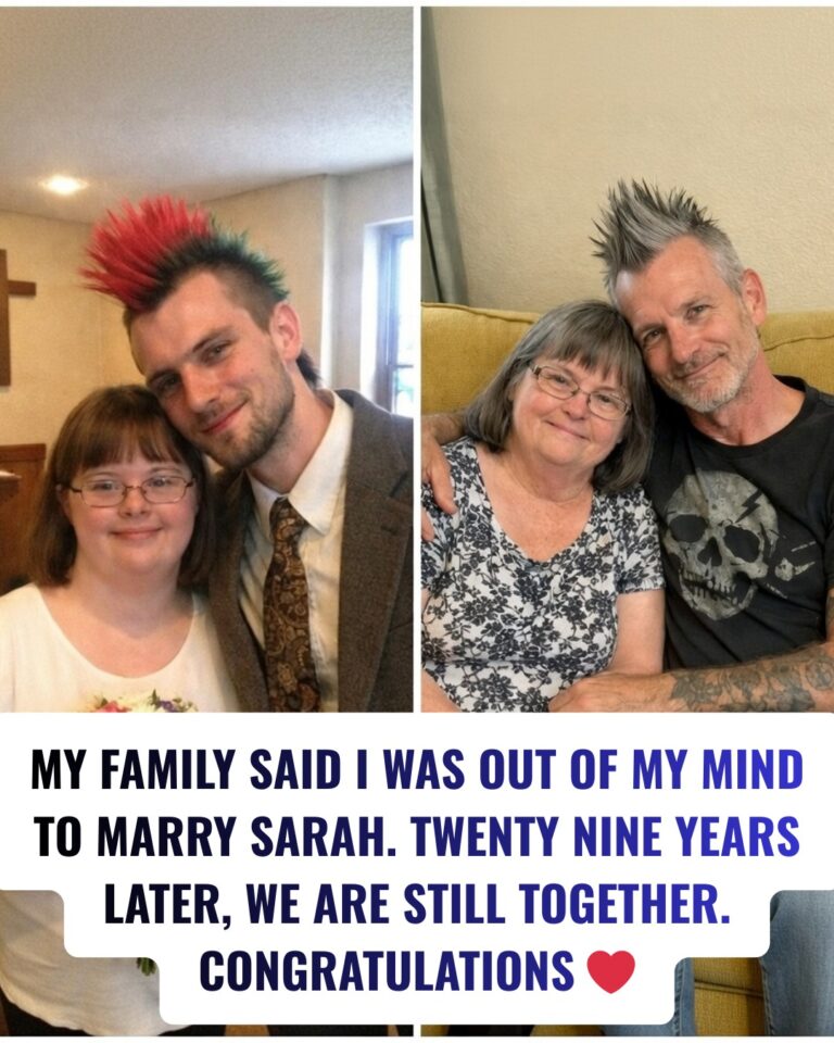 My family said I was out of my mind to marry Sarah. Twenty nine years later, we are still together. Congratulations ❤️