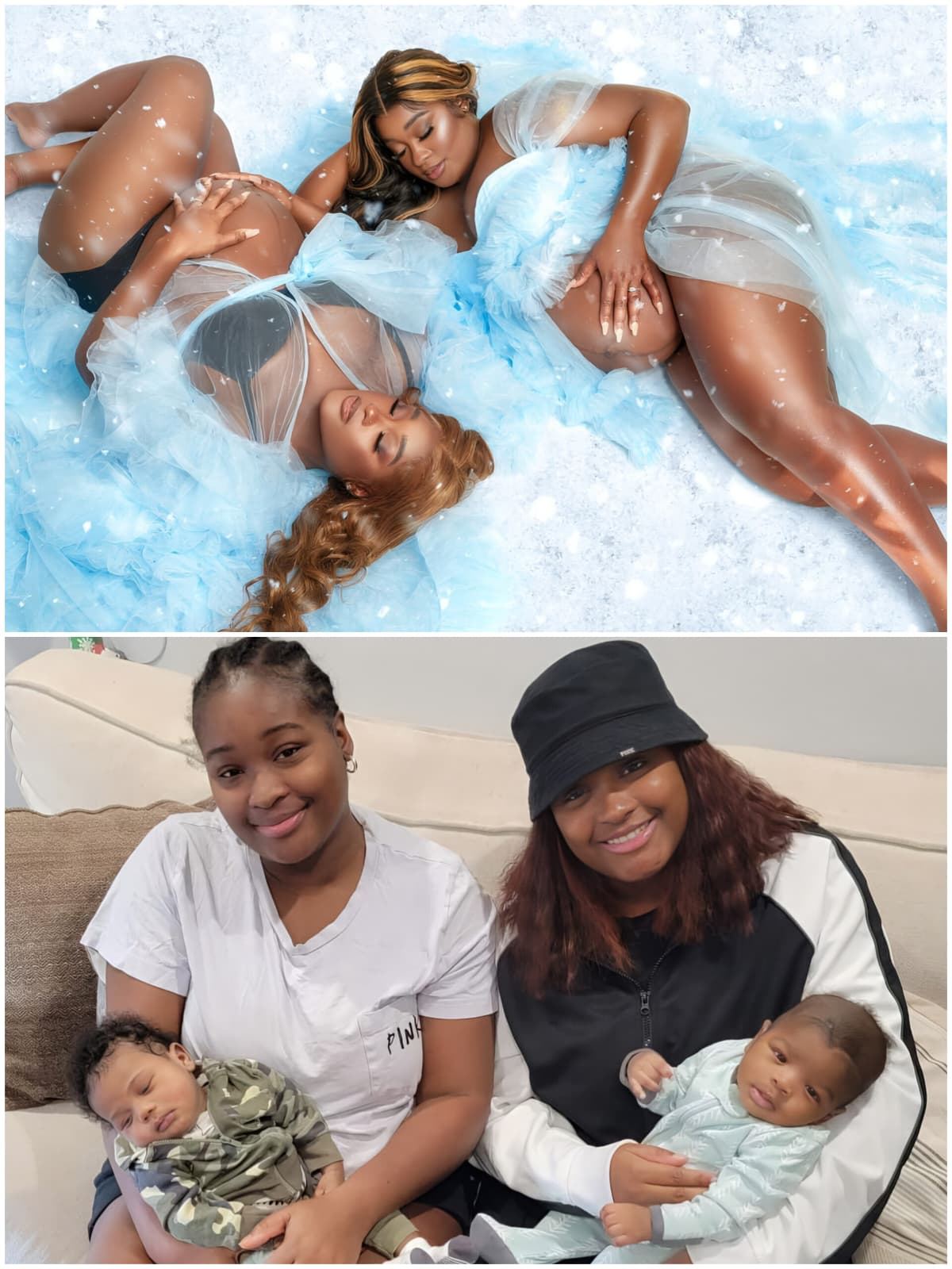 🔥👶✨ TWIN MAGIC GOES VIRAL: IDENTICAL SISTERS GIVE BIRTH ON THE SAME DAY — HOURS APART ✨👶🔥