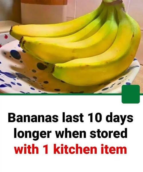 No more rotten and black bananas after a few days: with this method they will last 2 years