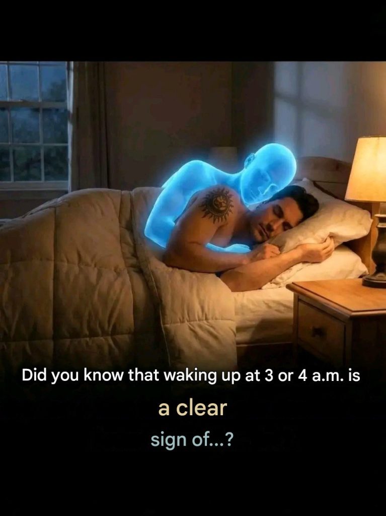 Did you know that waking up at 3 or 4 a.m. is a clear sign… See more