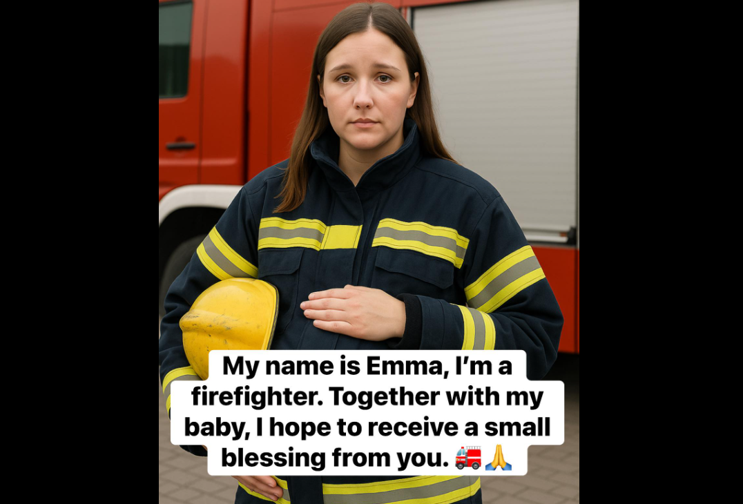 🚒💛 Emma — The Firefighter With a Heart Twice as Brave 🌟👶
