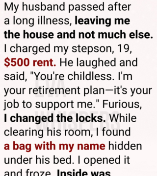 After My Husband Passed, I Charged My Stepson Rent — What He’d Been Doing in Silence Broke Me