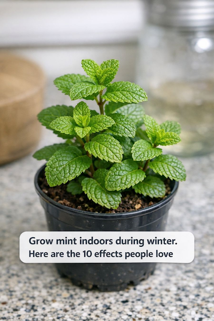 Grow Mint Indoors During Winter: Here Are the 10 Effects People Love