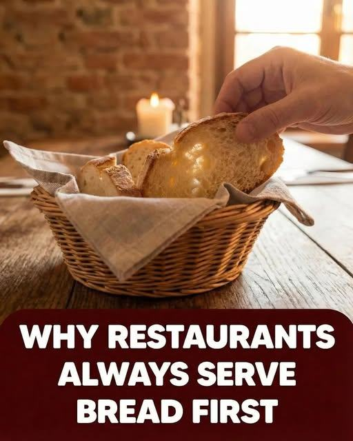 The Reason Restaurants Bring Bread Right Away