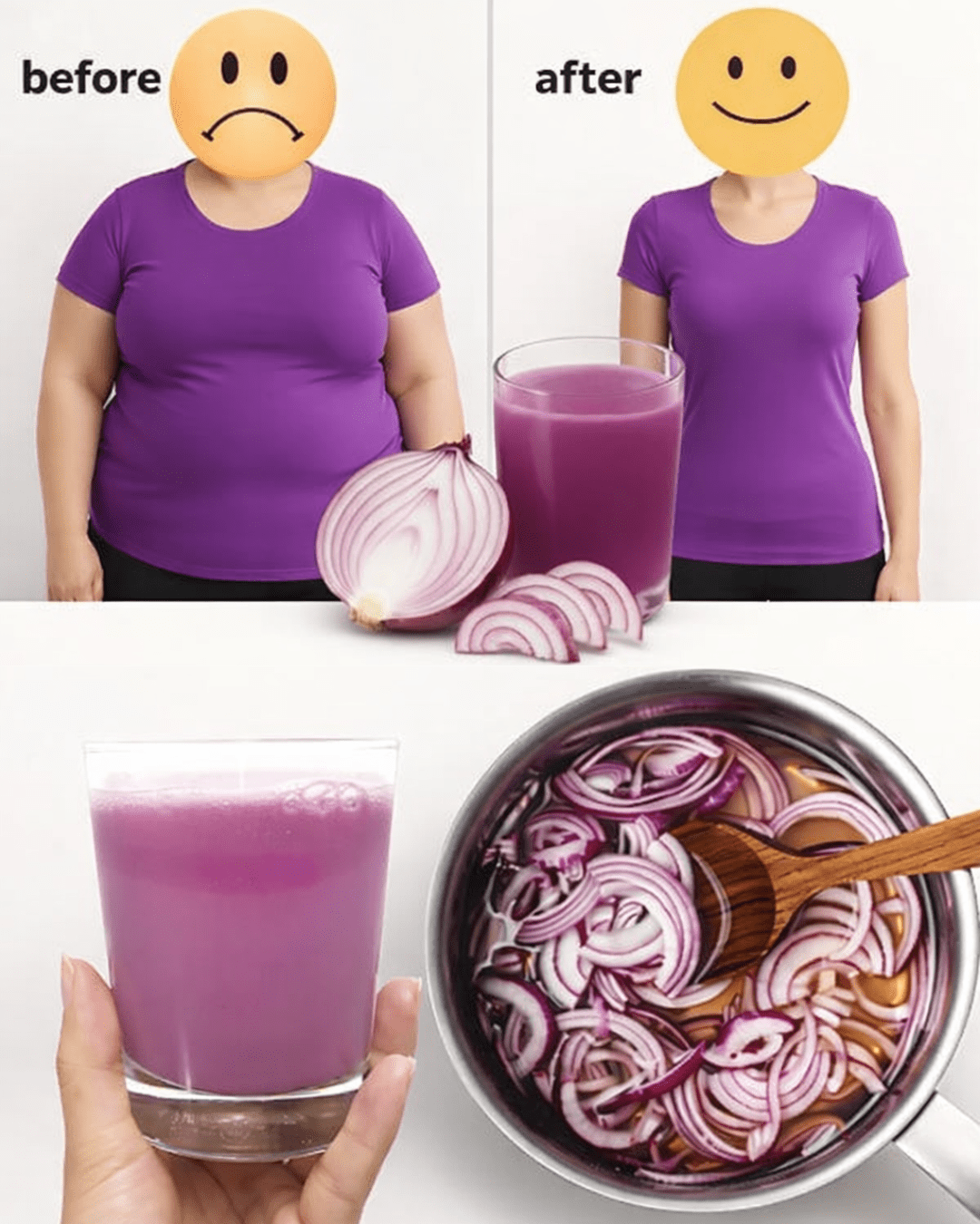 The Incredible Purple Onion Drink That Helps Burn Belly Fat Naturally