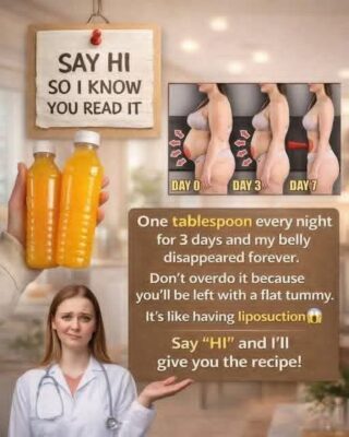 One spoonful every night for three days helped flatten my belly. Don’t overdo it—less is more. I’ll share the recipe for a simple OK.