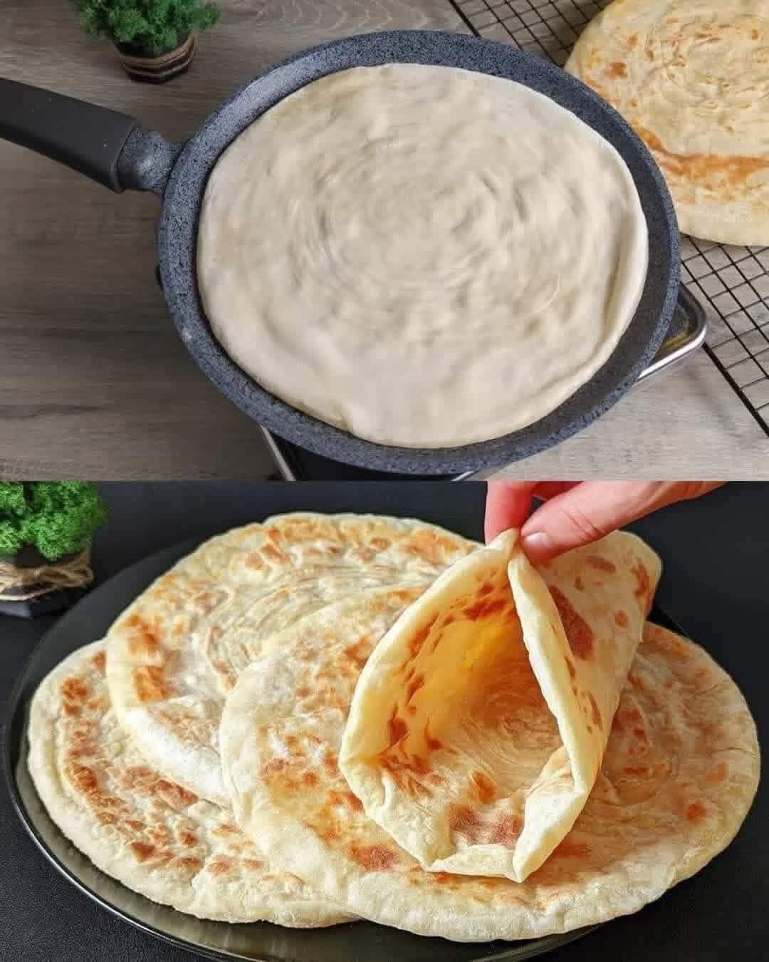 Soft & Fluffy Skillet Flatbread (No Oven)