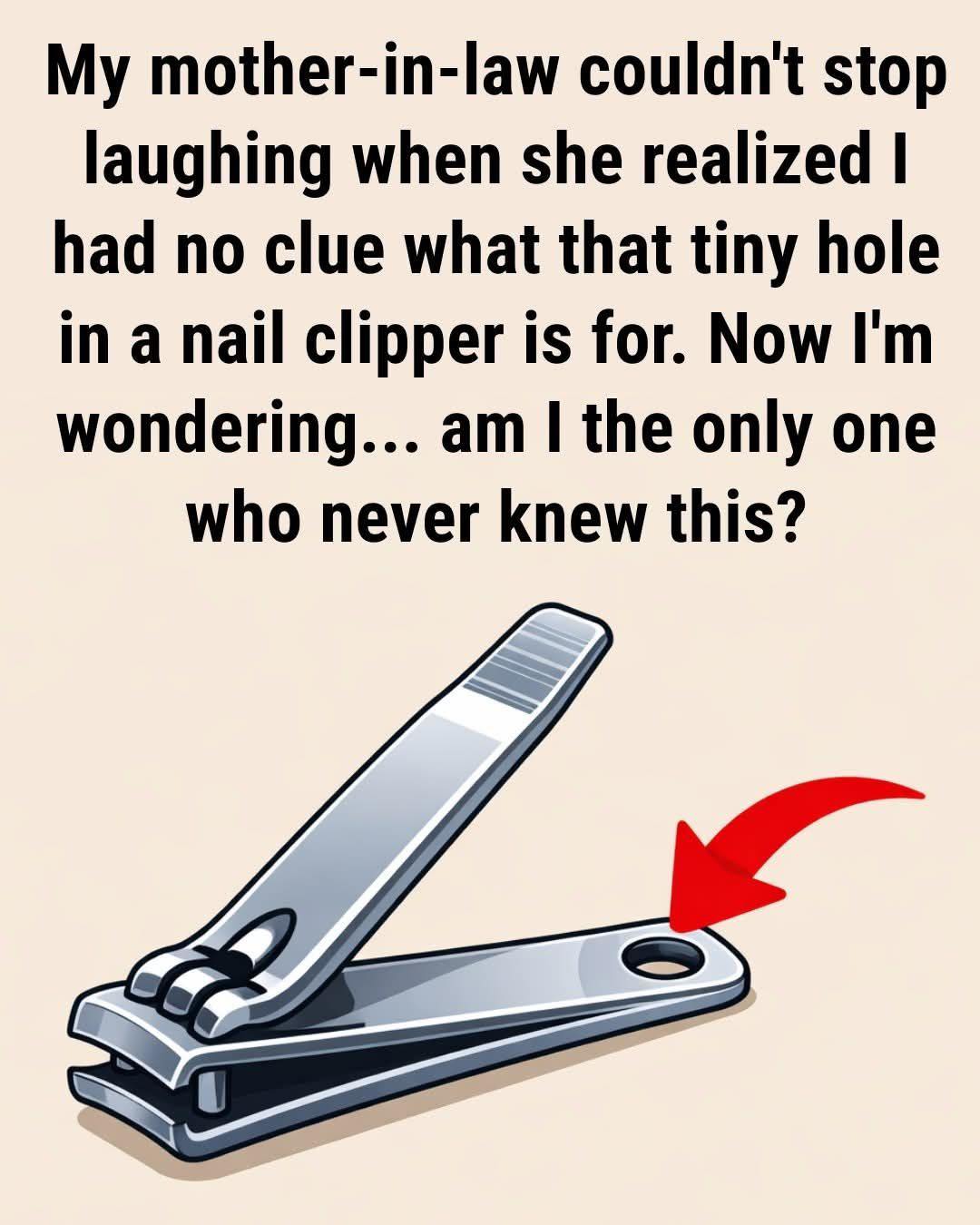 What’s the Small Round Hole on Your Nail Clipper For?