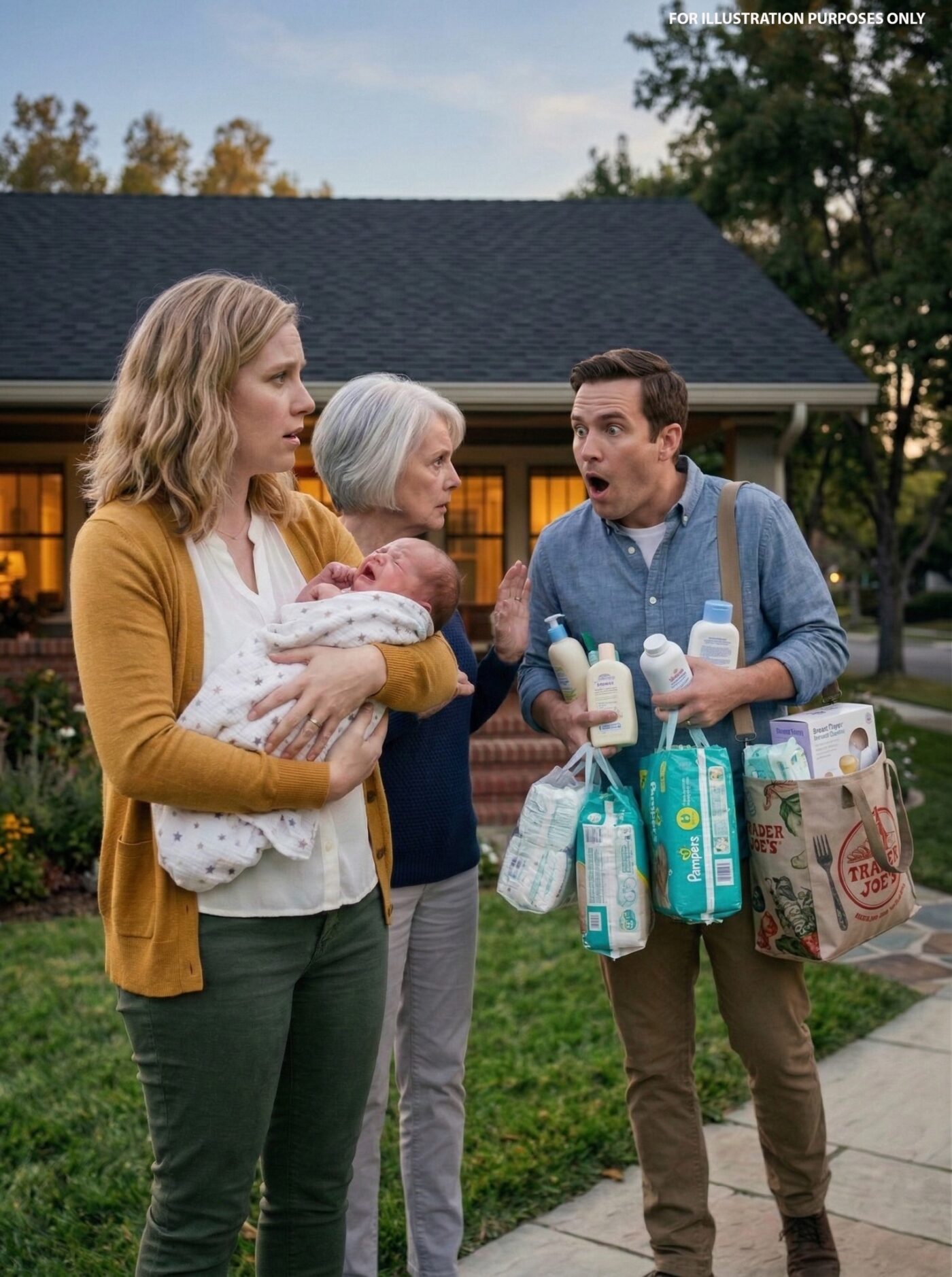 I Had Just Come Home With My Newborn When A Neighbor Said, “Your Baby Was Crying All Night” — The Truth I Uncovered Next Sent A Chill Down My Spine