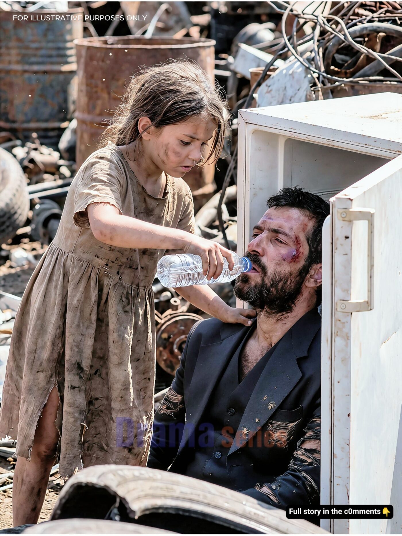 A Poor Girl Opened an Abandoned Fridge… What She Found Inside Changed Two Lives Forever