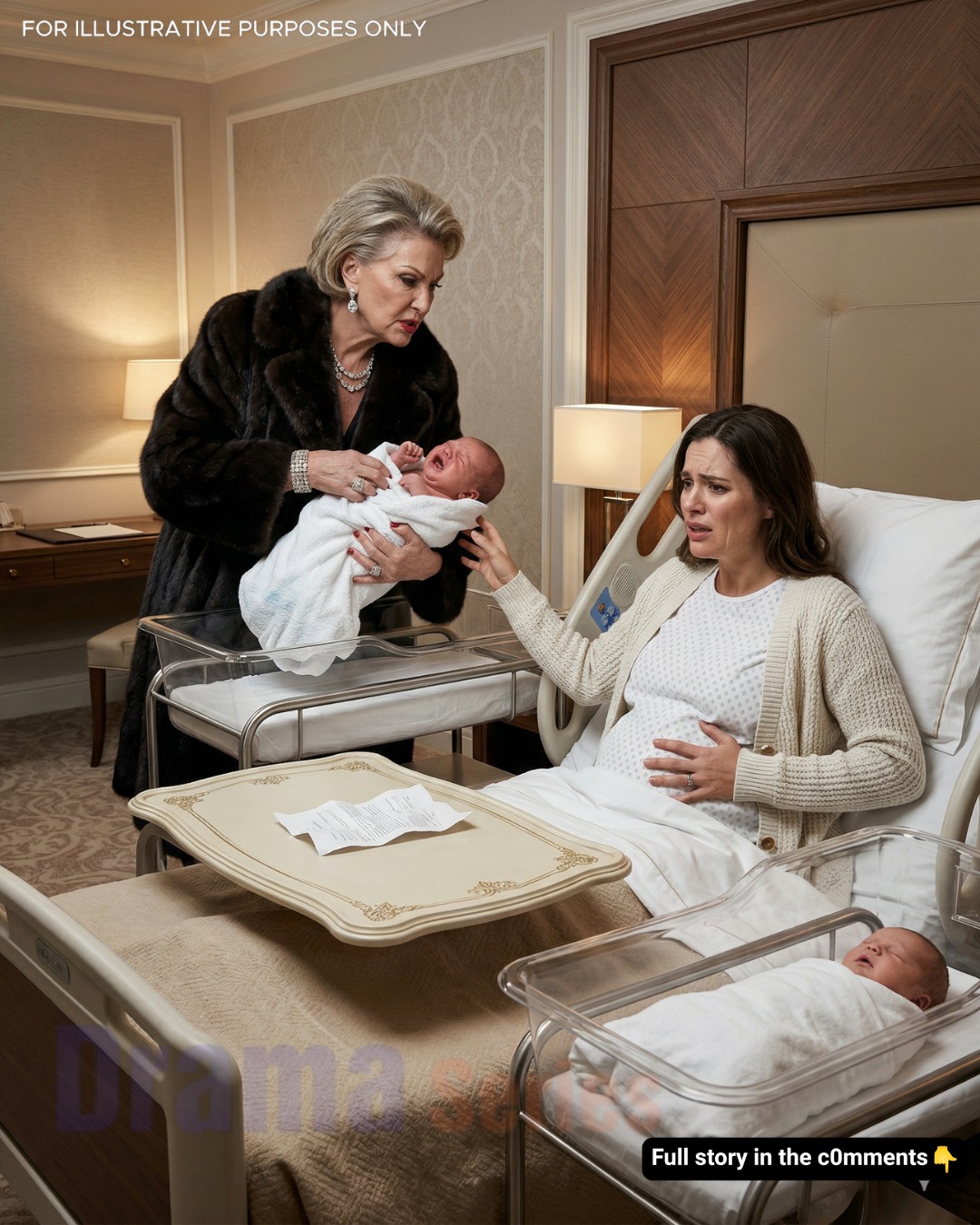 My Mother-in-Law Tried to Take My Newborn Hours After My C-Section… Then Security Walked In and Everything Changed