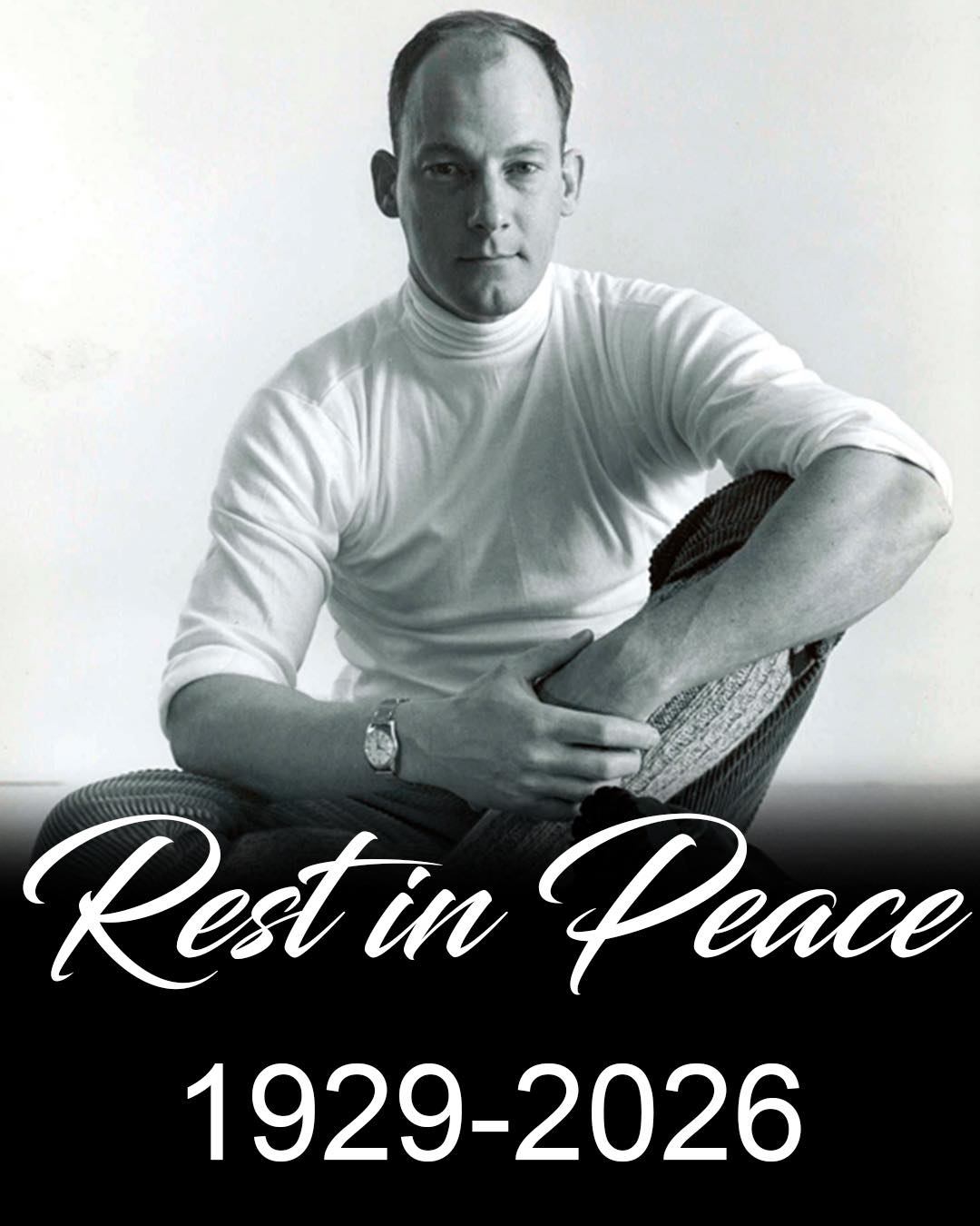 With heavy hearts, we announce the passing of a true legend. When you find out who he is… it’s going to hit hard