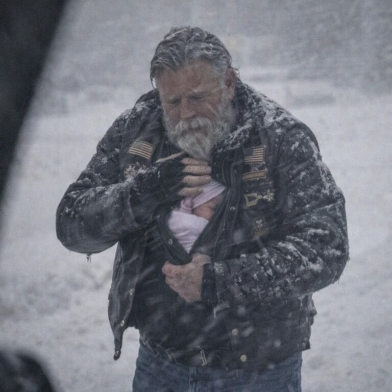 Old Biker Carried Abandoned Heart Baby Through Blizzard When Everyone Else Gave Up
