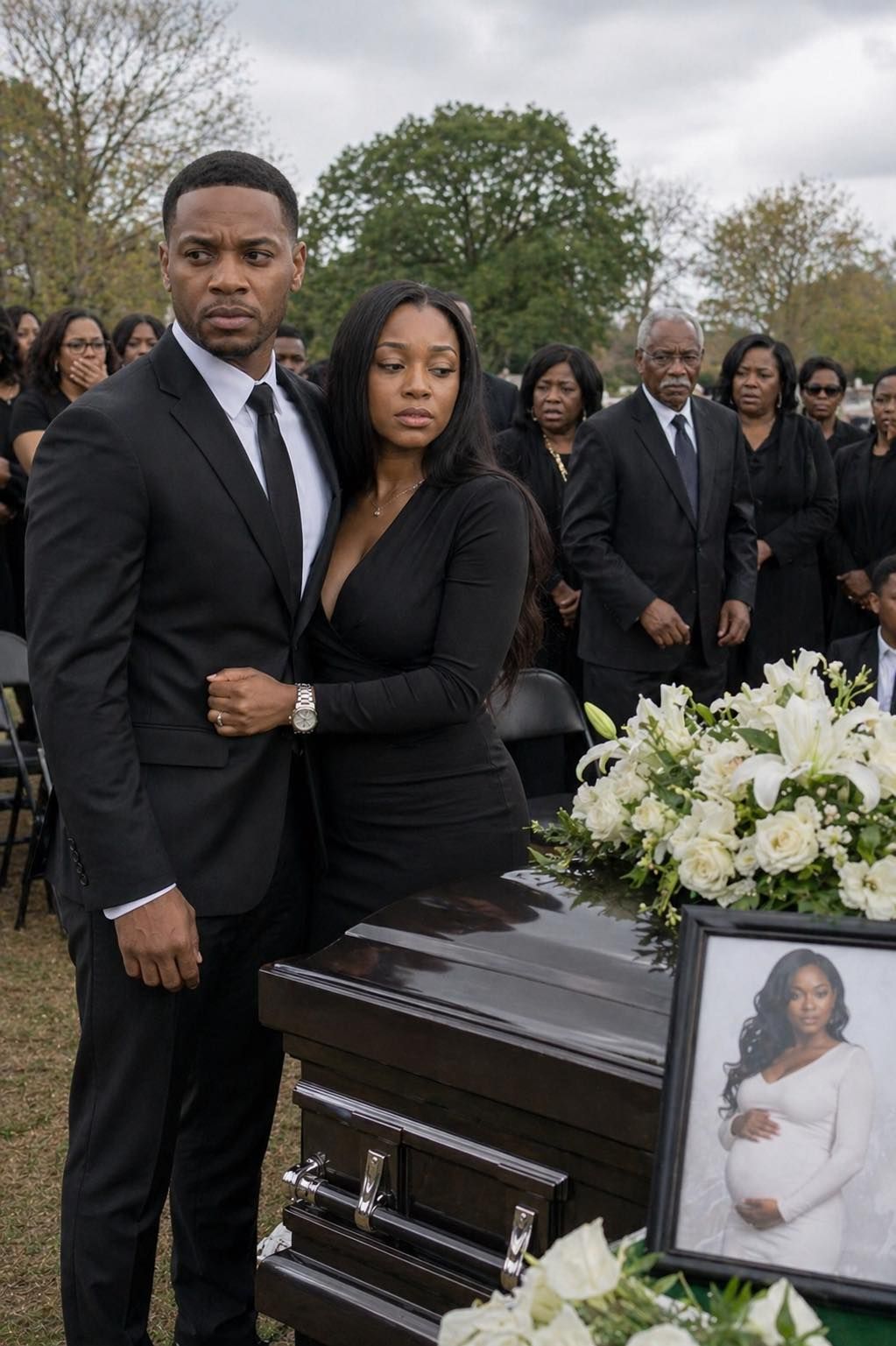 The Man Brought Mistress To His Pregnant Wife’s Funeral — Then The Lawyer Opened Her Will And Uncovered