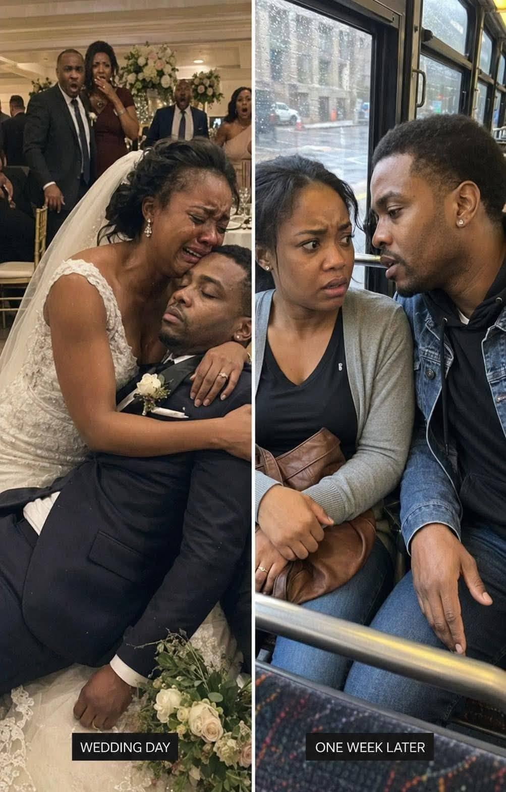 My Husband Di:ed on Our Wedding Day – A Week Later, He Sat Down Next to Me on a Bus and Whispered, ‘Don’t Scream, You Need to Know the Whole Truth’