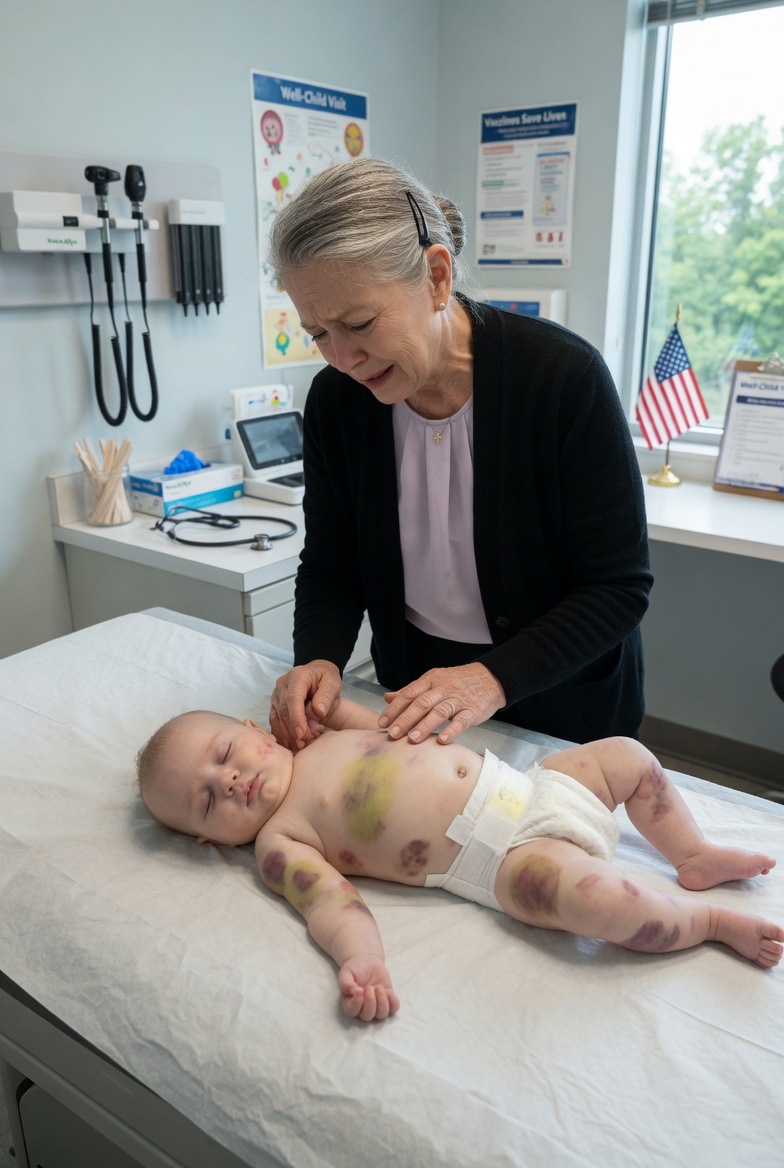 They left their 2-month-old baby with his grandmother for “just one hour,” but when she removed his diaper, she discovered an unforgivable secret.