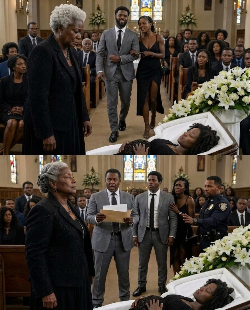 My pregnant daughter was in a coffin—and her husband showed up like it was a celebration. He walked in laughing with his mistress on his arm, her heels clicking on the church floor like applause.