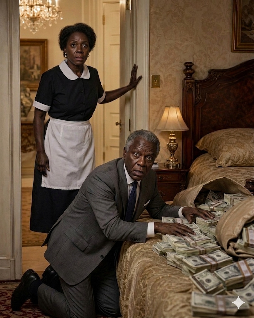 THE BANKRUPT MILLIONAIRE CAME HOME EARLY—AND CAUGHT HIS HOUSEKEEPER COUNTING THE MONEY HIS WIFE HAD STOLEN